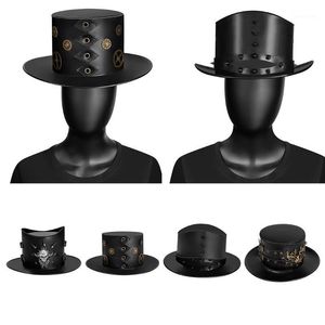 Magician TOP HAT SHEATH STIONPunk Caps Vintage Fancy Dress Accessory1