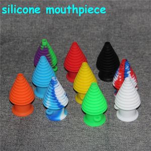 Wholesale silicone mouthpiece for bong for sale - Group buy Silicone Mouthpiece for glass bongs Mini Silicone Nectar Collectors Concentrate Dab Straw Pipes Oil Rigs smoking glass pipe dab rig