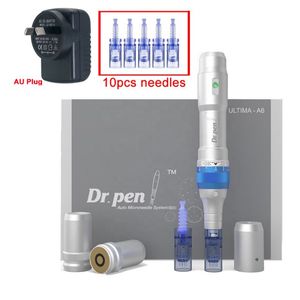 Dr Pen A6 Dermapen acessórios Profesional Microneedling Therapy Needle Cartridge Drag Nano Skin Care Device Tamanho diferente pode escolher Microagulhas de tatuagem