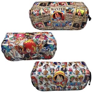 Wholesale anime pouch for sale - Group buy Anime Luffy Cosplay Pencil Case Cosmetic Bag Stationery Box Students School Pen Pencile Pouch Bags Gift