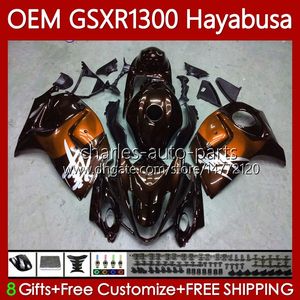 Injektion för Suzuki Hayabusa Body GSXR-1300 GSXR 1300 CC 08-19 Dark Orange 77NO.129 1300cc GSXR1300 08 2008 2009 2010 2011 2012 2013 GSX R1300 14 15 16 17 18 19 Fairings