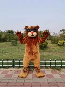 Festival Dress Brown bear Mascot Costumes Carnival Hallowen Gifts Unisex Adults Fancy Party Games Outfit Holiday Celebration Cartoon Character Outfits