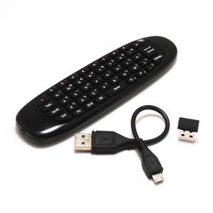 Flying Air Mouse C120 2.4g Wireless QWERTY Keyboard Remote Control Game Controller For Android TV Box Mini PC 6 Gyroscope Q3