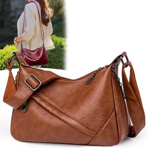 HBP Mode Kvinnor Designer Axel Väskor Lyxig mjuk högkvalitativ läder Crossbody Bag Stora Kapacitet Totes Ladies Big Purses