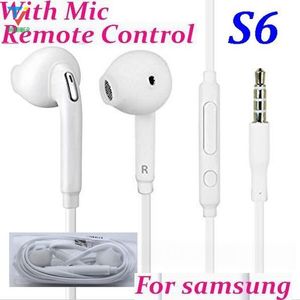 earphone in-ear 3.5mm With Volume Control with Mic For Samsung Galaxy s6 edge S7 s5 s4 s3 note 5 4 3