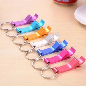 Proable key chain opener metal aluminum alloy keychain ring beer bottle opener can openers tool gear beverage ZZC3229