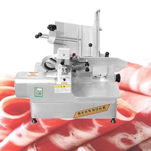 Affettatrice automatica per agnello ad alta efficienza Affettatrice per carne domestica Affettatrice per carne congelata da tavolo commerciale per manzo e montone