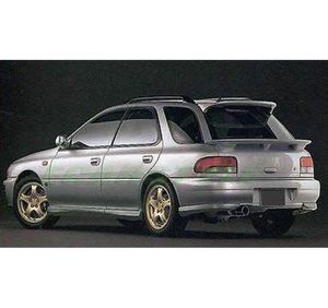 Dla 1993-2001 Impreza Wagon WRX GC8 GF STI Hatchback Spoiler Tylne skrzydło FRP Unpaleded