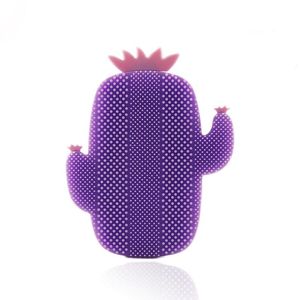 Cactus Silicone Massaggio di bellezza Lavaggio Strumenti per la pulizia Pad Esfoliante per il viso Punti neri carino Pennello per il viso Pulizia profonda e delicata Cura della pelle