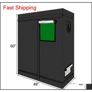 Garden Greenhouse 48"x24"x60" Grow Tent Indoor 600d Reflective Mylar Non To qylHBG packing2010