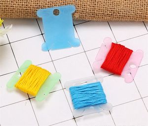 New Home Embroidery Thread holder Floss Craft Bobbin Cross Stitch Storage Holder Plastic Sewing Thread Board Card Thread Organizer