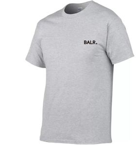 2019 New Balr Solid Color T Shirt Mens Black and Whith 100 ٪ Thirts Summer Skateboard Tee Boy Thirt Tops Tops