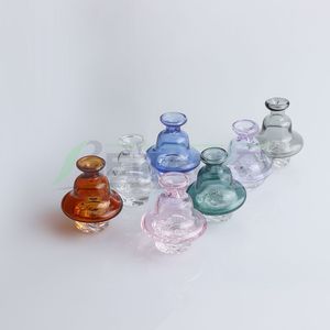 DHL!!! Beracky Cyclone Glass UFO Spinning Cap 25mmOD Colored Glass Carb Caps Heady Carb Caps For Quartz Banger Nails Glass Water Pipes Rigs