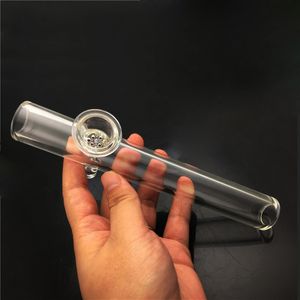 steam roller Glass Pipes Tobacco Glass Spoon Pipe Colored big size hand dry herb honeycomb Pipes Steamroller Oil Burner Dab tools