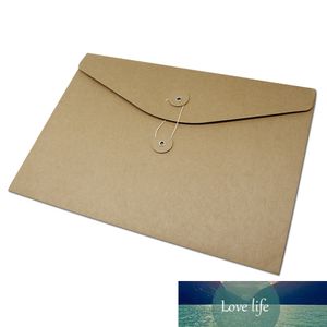 20 Teile/los Kraft Papier Abdichtung Datei Paket Taschen Retro Braun Dokumente Tasche Für Rechnungen A4 Papier Lagerung Umschlag Paket Beutel