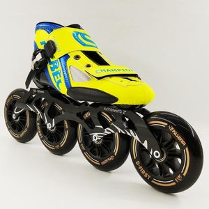 Professional High Speed Inline Skates for Adults and Kids - 4*110mm Wheels Skating Boots with Durable Material