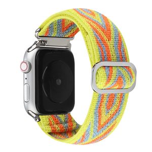 Banda de cinta de tecido de nylon Smart watchband para maçã relógio pulseira iwatch 3 4 5 SE 6 Série 38mm 40mm 42mm 44mm