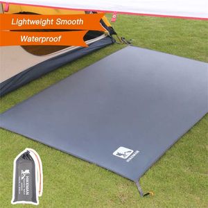 Vattentät Camping Tarp Tjocken Picnic Mat Slitstarkt Beach Pad Multifunktionellt tält Fotavtryck Sun Canopy Ground Sheet för vandring 220104