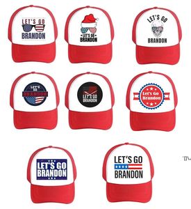 Давайте пойти Брэндон красный бейсбольный колпачок купола напечатанный солнцем хлопок шляпа весна лето осень зимние кепки ZZF13466