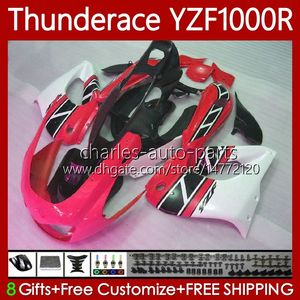 هيئة Yamaha Thunderace YZF1000R YZF 1000R 1000 R 96-07 Light Red Bodywork 87NO.42 YZF-1000R 1996 2003 2004 2005 2005 2007 YZF1000-R 96 97 98 99 00 01 02 07 Fairing