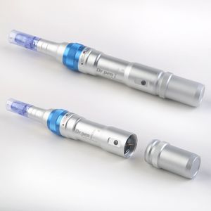 Dermapen Facial Dr. Pen Ultima A6プロフェッショナルマイクロニードリングペンワイヤレスエレクトリックスキンケアツールキット6個6ピン針カートリッジ