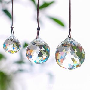 New Wonderful Hanging Clear Crystal Ball Sphere Prism Pendant Spacer Beads For Home Wedding Glass Lamp Chandelier Decoration 20mm 30mm 40mm