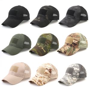 Outdoor Multicam Camouflage Adjustable Cap Mesh Tactical Airsoft Fishing Hunting Hiking Basketball Snapback Hat