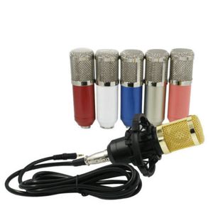 Microfone de gravação de som do condensador dinâmico BM-800 com montagem de choque para rádio Braodcasting KARAOKE KTV com montagem de choque