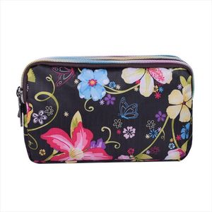 Hot Sale Cute Style printing Cute 3 Layer Women Wallets Bag female party hand bag Zipper Purse Clutch Phone Bag Credit Wallet Card Holder