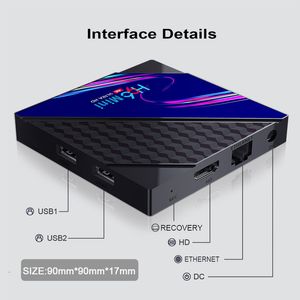 H96 Mini V8 Smart TV Box Android 10 2GB 16GB Поддержка Tik Tok Media Player Set Top Box 2.4G WiFi RK3228A