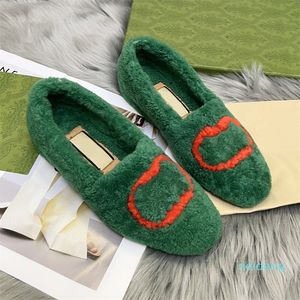 Desenhista mulheres chinelos senhoras lã lã slides de inverno macio peludo peludo quente letras sandálias confortável fuzzy menina flip flop flop chinelo 8547