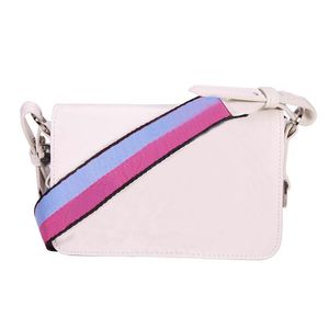 Office Projektant Torba Wieczorna Torebka Prawdziwej Skóry Marka Messenger Crossbody Torby Czarno-białe Paski Torebka Mini Torebka