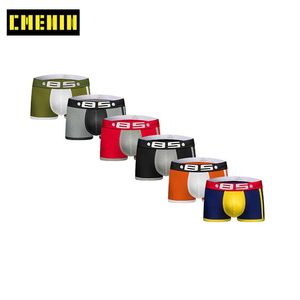 Külot CMenin 6 adet / grup Pamuk Boxer Erkekler Underan Boxers Baskı Yumuşak Seksi Erkek İç Boxershorts En Külot BS70