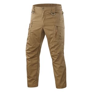 IX9 Pantaloni tattici da uomo Multi tasche Pantaloni cargo Autunno Pantaloni militari da combattimento Pantaloni casual in cotone Pantaloni larghi SWAT S-5XL LJ201007