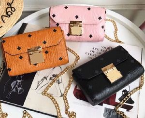 Pink sugao designer handbags mletter print women messenger bag chain bag crossbody pu leather high quality purse clutch wallet with box