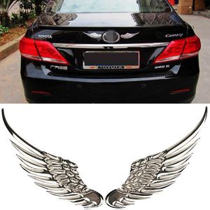 1 para Car Styling Moda Metalowe naklejki 3D Wings Cerato, Soul, Forte, Sportage R, Sorento Optima