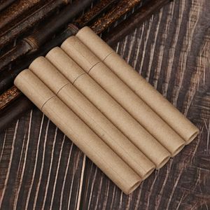 Kraft Paper Incense Tube Incense Barrel Small Storage Box for 5g Joss Stick Convenient Carrying Packing Box PC1044