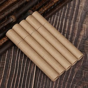 Kraft Paper Incense Tube Incense Barrel Small Storage Box for 5g Joss Stick Convenient Carrying Packing Box PC1044