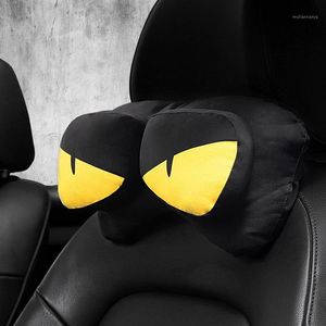 Almofadas de assento The Car Headrest Professional Sports Neck Pillow Foam Memory Foam respirável Head Support Creative Interior