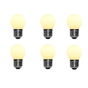 Liiiartman W LED glödlampa G45 E27 bas Matt Opal Warm White K CRI95 LM W ekvivalent Edison Bulb pack
