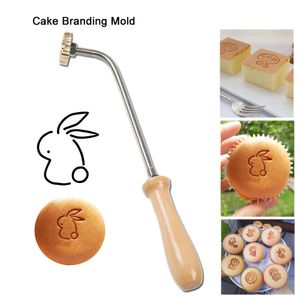 3 cm custom logo metalen messing branding ijzeren mal voor hout lederen stempel ontwerp cake brood cliche mold verwarming embossing tool