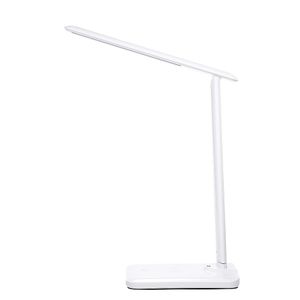 Lampada da scrivania a LED con luce notturna per porta di ricarica USB a ricarica wireless