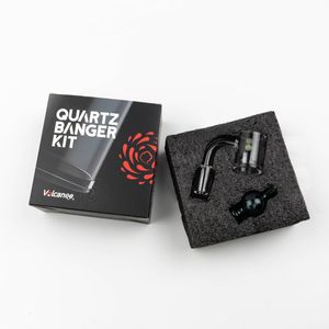 Großhandel 25mm Quarz Banger Kit mit Kugelkappe Terpenperlen Weibliche Männchen 10mm 14mm 18mm Banger Nägel Für Glasbongs Rauchen Zubehör