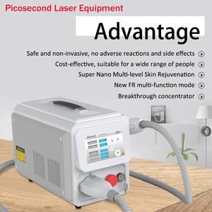 Picossecond nd yag laser tatuagem máquina de remoção de tatuagem 532nm 1064nm 1320nm 755nm pigment melasma tratamento clínica spa