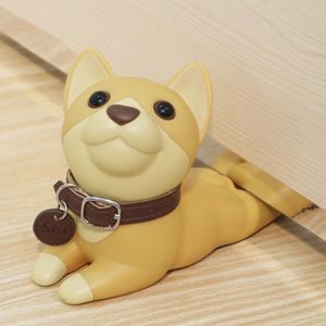 1pc Door Stopper Cute Cartoon Animal Dogs Cats Shape Baby Fingers Protector Door Stoppers Wedge Bumper Holder Safety Accessories 201013