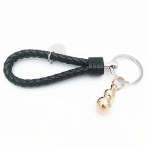 couple weaving key chain buckle pendant creative men and women waist hanging For Tesla Audi Bmw Various car keys car Accessories