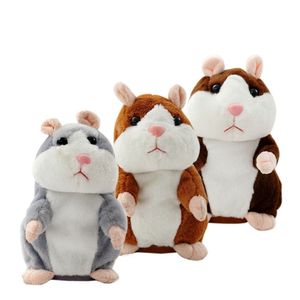 Magic Talking Hamster Pulse Toy Mimikry Pet Elektronische Maus Lernspielzeug Aufnahme Wiederholt, was Sie sagen, Imitieren Sie die menschliche Stimme LJ201105