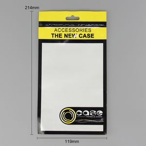 Упаковка для упаковки в розничной воздухе с висящими отверстием OPP Сумка Упаковочные коробки для Samsung Мобильный телефон Кожаный чехол