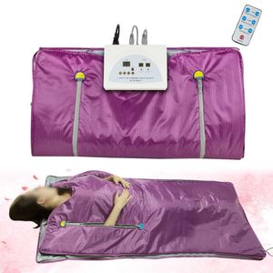 NEW INFRARED Body Shaper Sauna Blanket Relieve SLIMMING SAUNA BLANKET heating therapy Slim Bag SPA WEIGHT LOSS body detox machine