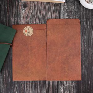 Custom Packaging Vintage Envelop Kraft Paper Bag Box for iPhone X 11 12 Mini Pro Max Shell Phone Case Leather Cover
